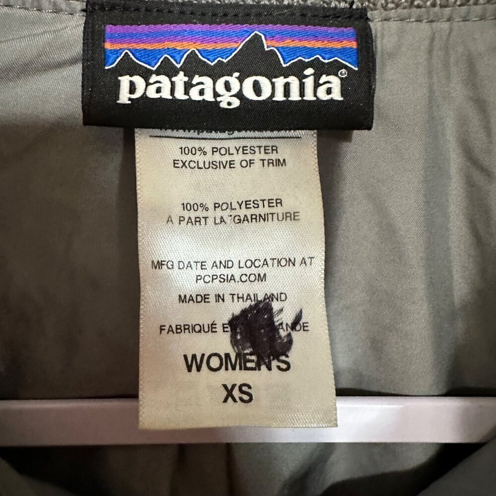 Patagonia Conejo Gray Fleece‎ Bomber Jacket Full-Zip Cozy Outerwear Fall XS - Picture 5 of 5
